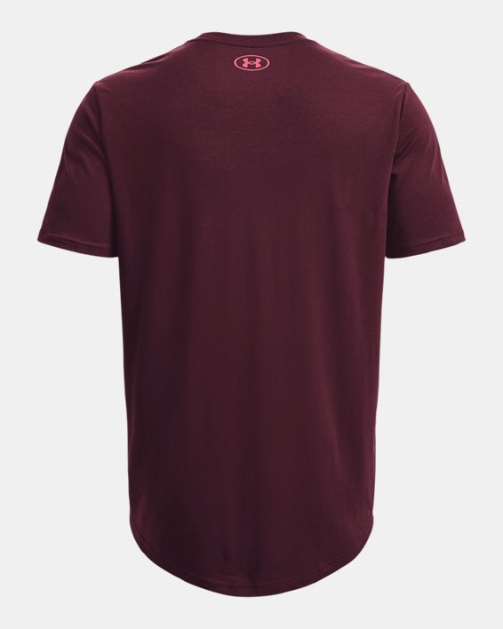 UA PJT ROCK IPBC SS in Maroon image number 6